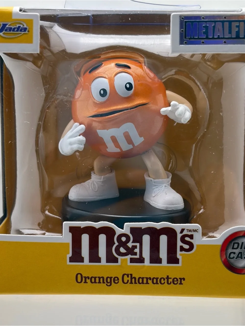 ⁠Jada Toys M&M's Orange Character MetalFigs Die-Cast Metal Figure Collectible⁠